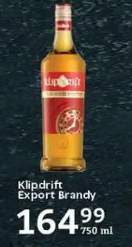 Oxford Freshmarket Klipdrift Export Brandy offer