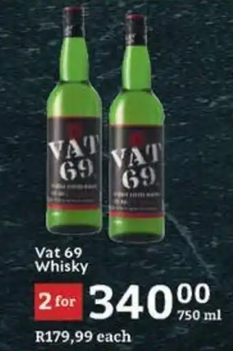 Oxford Freshmarket Vat 69 Whisky offer