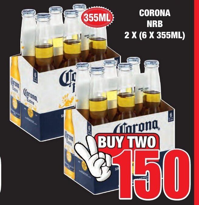 Corona NRB 2x (6x355ml) offer at Boxer Liquors