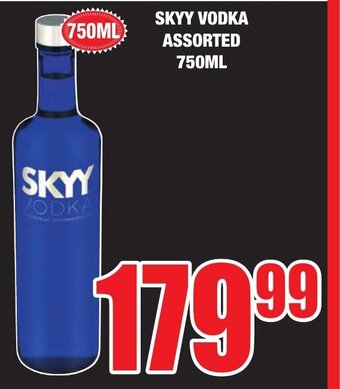 Boxer Liquors Skyy Vodka Assorted 750ml offer
