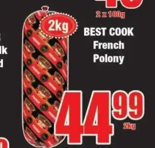Boxer Build Best Cook French Polony 2kg offer