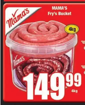 Boxer Build Mama's Fry's Bucket 4kg offer