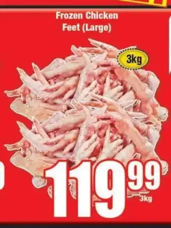 Boxer Build Frozen Chicken Feet (Large) 3kg offer