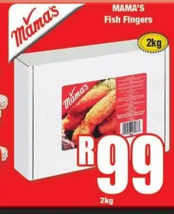 Mama's Fish Fingers 2kg