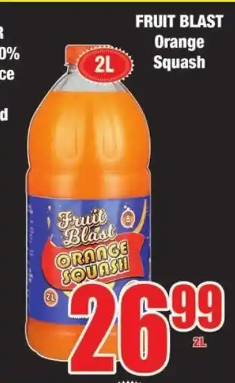 Fruit Blast Orange Squash 2L
