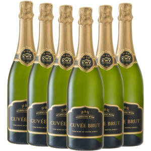 KWV Sparkling Cuvée Brut Wine Bottles 6 x 750ml offer at Shoprite Liquor