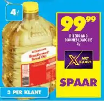 Shoprite RITEBRAND SONNEBLOMOLIE 4L offer