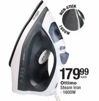 Checkers Ottimo Steam Iron 1600W offer