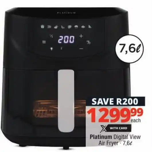 Checkers Platinum Digital View Air Fryer offer