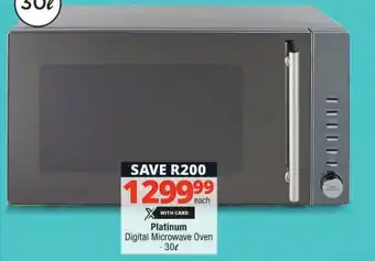 Checkers Platinum Digital Microwave Oven offer