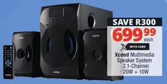 Checkers Xceed Multimedia Speaker System offer