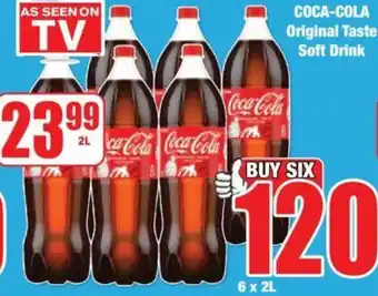 Boxer COCA-COLA Original Taste Soft Drink offer