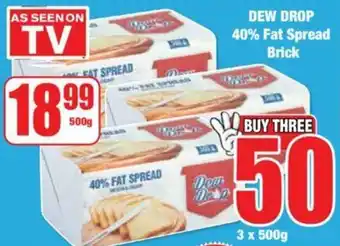 Boxer DEW DROP 40% Fat Spread Brick offer