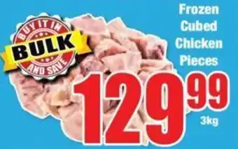 Boxer Frozen Cubed Chicken Pieces offer