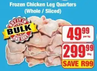 Boxer Frozen Chicken Leg Quarters (Whole / Sliced) offer