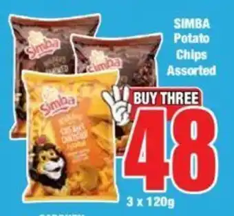 Boxer SIMBA Potato Chips Assorted offer