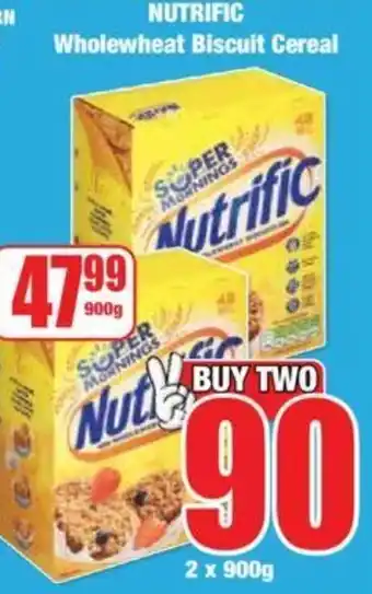 Boxer NUTRIFIC Wholewheat Biscuit Cereal offer