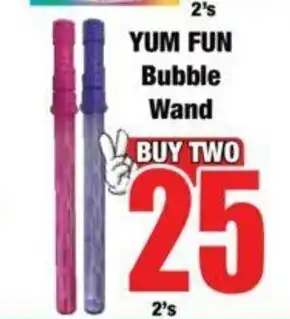 Boxer YUM FUN Bubble Wand offer