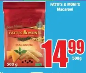 Boxer FATTI'S & MONI'S Macaroni offer
