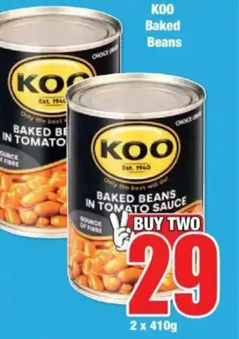 Boxer KOO Baked Beans offer