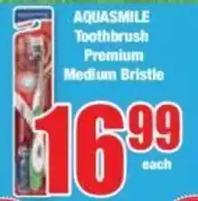 Boxer AQUASMILE Toothbrush Premium Medium Bristle offer