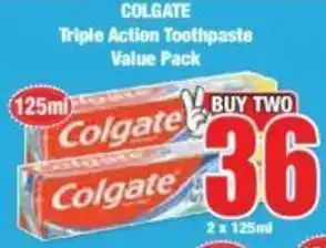COLGATE Triple Action Toothpaste Value Pack