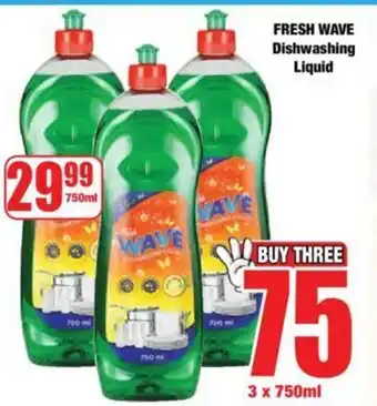 Boxer FRESH WAVE Dishwashing Liquid offer