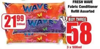 Boxer FRESH WAVE Fabric Conditioner Refill Assorted offer