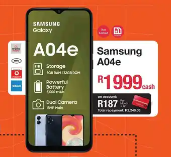 MRP Samsung A04e offer