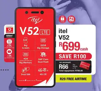 MRP itel V52 offer