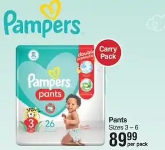 Dis-Chem Pampers Pants Sizes 3-6 offer