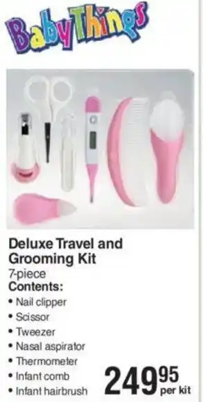 Dis-Chem BabyThings Deluxe Travel and Grooming Kit offer