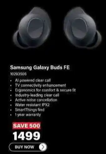 Incredible Connection Samsung Galaxy Buds FE offer