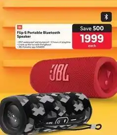 Makro Jbl - flip 6 portable bluetooth speaker offer