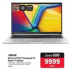Makro Asus - 39.6 cm (15.6) vivobook 15 ryzen 7 laptop offer
