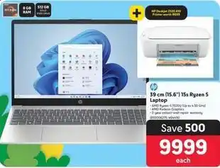 Hp - 39 cm (15.6) 15s ryzen 5 laptop