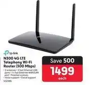 Makro Tp-link - n300 4g lte telephony wi-fi router (300 mbps) offer