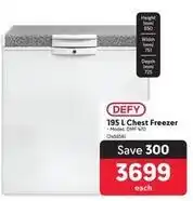 Makro Defy - 195 l chest freezer offer