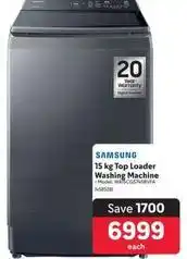 Makro Samsung - 15 kg top loader washing machine offer