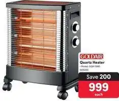 Makro Goldair - quartz heater offer