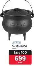 Makro Cadac - no. 3 potjie pot offer