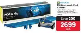 Makro Zodiac - mx6 automatic pool cleaner offer