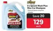 Makro Shield - 5 l splash wash plus wax car shampoo offer