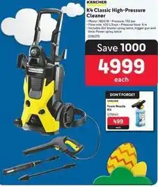 Makro Karcher - k4 classic high-pressure cleaner offer