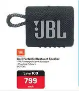 Makro JBL Go 3 Portable Bluetooth Speaker 401700 offer