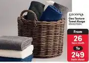 Makro Glodina Geo Texture Towel Range (Face Cloth) offer