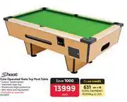 Makro Shoot Coin Operated Slate Top Pool Table-Each offer