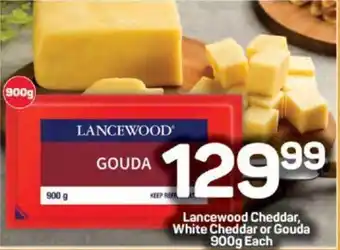Pick n Pay Lancewood Cheddar, White Cheddar or Gouda 900g Each offer