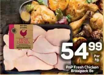 Pick n Pay PnP Fresh Chicken Braaipack 8s offer