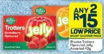 Pick n Pay Rhodes Trotters Flavoured Jelly Assorted 40g offer